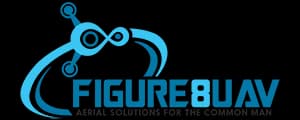 Figure8UAV logo with a blue drone outline and the brand name
