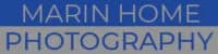 Marin Home Photography logo with MARIN HOME on a dark blue strip and PHOTOGRAPHY on a lighter blue strip