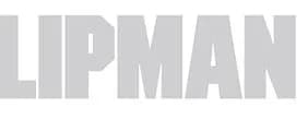 Logo with the word LIPMAN in light gray block letters
